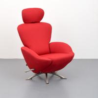 Toshiyuki Kita K10 Dodo Recliner , Lounge Chair - Sold for $1,125 on 01-29-2022 (Lot 257).jpg